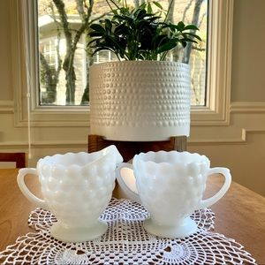 Anchor Hocking Cream & Sugar Set